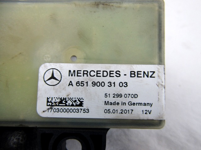 CENTRALA OGREVANJA OEM N. A6519003103 ORIGINAL REZERVNI DEL MERCEDES SPRINTER W906 R (2013 - 2018)DIESEL LETNIK 2017