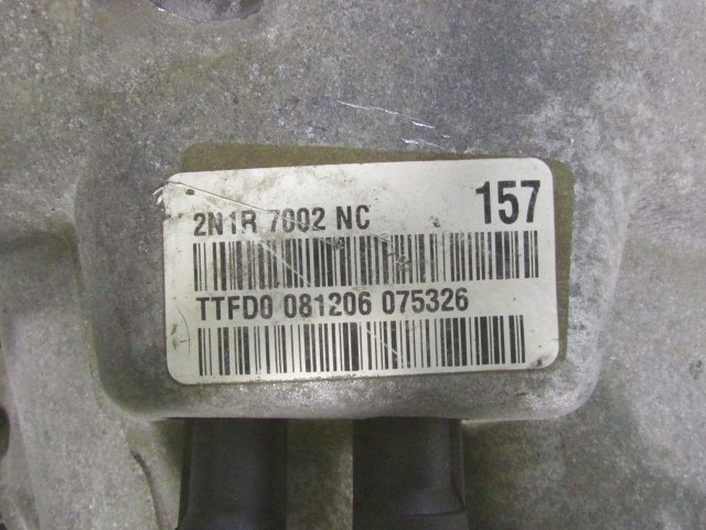 ROCNI MENJALNIK OEM N. 16624 CAMBIO MECCANICO ORIGINAL REZERVNI DEL FORD FUSION JU R (03/2006 - 2012) BENZINA LETNIK 2007
