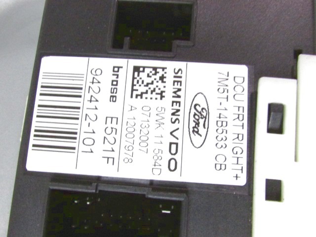 MEHANIZEM DVIGA SPREDNJIH STEKEL  OEM N. 18519 SISTEMA ALZACRISTALLO PORTA ANTERIORE ELETTR ORIGINAL REZERVNI DEL FORD FOCUS DA HCP DP MK2 BER/SW (2005 - 2008) DIESEL LETNIK 2007