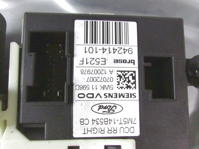 MEHANIZEM DVIGA ZADNJIH STEKEL  OEM N. 18519 SISTEMA ALZACRISTALLO PORTA POSTERIORE ELETT ORIGINAL REZERVNI DEL FORD FOCUS DA HCP DP MK2 BER/SW (2005 - 2008) DIESEL LETNIK 2007