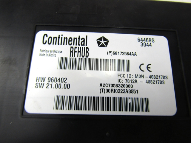 RAZNE KRMILNE ENOTE  OEM N. 68172584AA ORIGINAL REZERVNI DEL FIAT FREEMONT (2011 - 2015)DIESEL LETNIK 2013