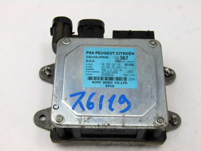 ELEKTRICNI SERVO VOLAN ENOTA OEM N. 9650836780 ORIGINAL REZERVNI DEL CITROEN C2 (2004 - 2009) DIESEL LETNIK 2004