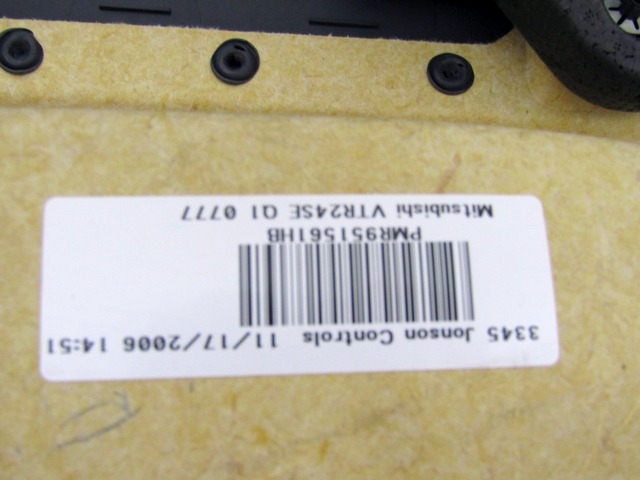 NOTRANJA OBLOGA SPREDNJIH VRAT OEM N. PNADTMTCOLFZ30BR3P ORIGINAL REZERVNI DEL MITSUBISHI COLT Z30 Z3_A Z2_A MK6 (2004 - 2009) BENZINA LETNIK 2007