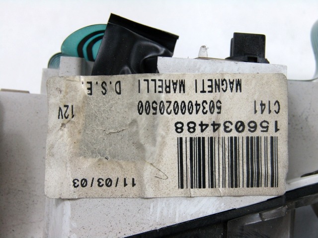 KILOMETER STEVEC OEM N. 156034488 ORIGINAL REZERVNI DEL ALFA ROMEO 156 932 BER/SW (2000 - 2003)DIESEL LETNIK 2003