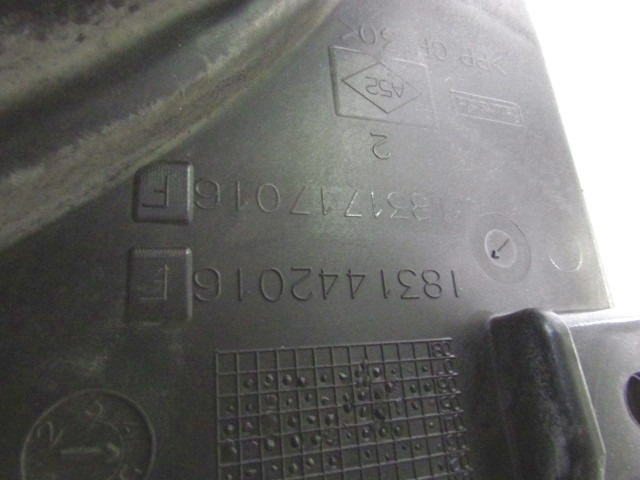 VENTILATOR HLADILNIKA OEM N. 1831442016 ORIGINAL REZERVNI DEL NISSAN MICRA K12 K12E MK3 (2002 - 2010) DIESEL LETNIK 2008