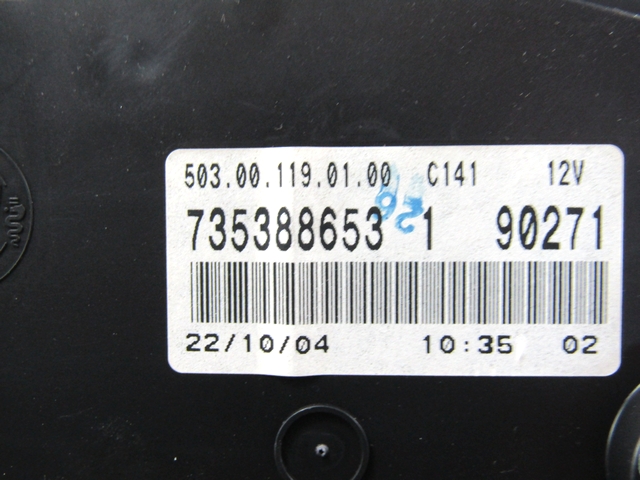 KILOMETER STEVEC OEM N. 735388653 ORIGINAL REZERVNI DEL LANCIA MUSA 350 (2004 - 2007) DIESEL LETNIK 2004