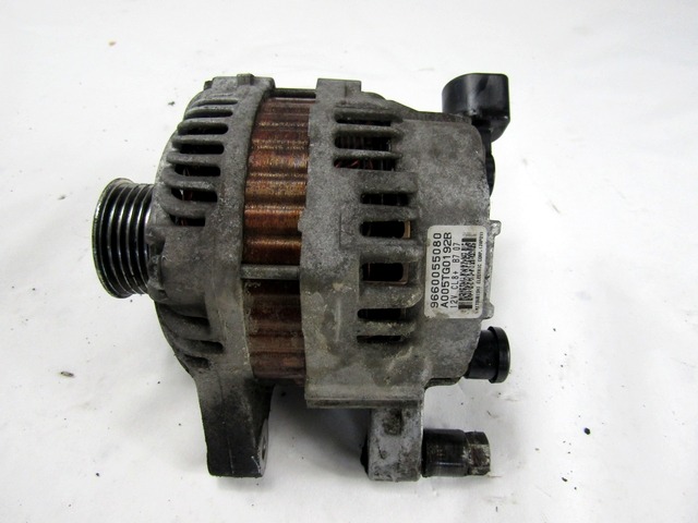 ALTERNATOR OEM N. 9660055080 ORIGINAL REZERVNI DEL PEUGEOT 207 / 207 CC WA WC WD WK (2006 - 05/2009) BENZINA LETNIK 2007