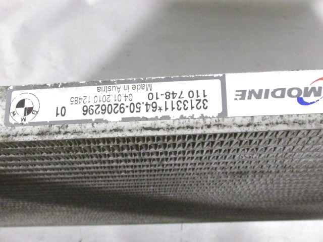 HLADILNIK KLIME OEM N. 64509206296 ORIGINAL REZERVNI DEL BMW SERIE 1 BER/COUPE/CABRIO E81/E82/E87/E88 LCI R (2007 - 2013) DIESEL LETNIK 2010