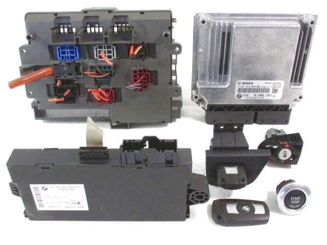 KOMPLET ODKLEPANJE IN VZIG  OEM N. 58252 KIT ACCENSIONE AVVIAMENTO ORIGINAL REZERVNI DEL BMW SERIE 1 BER/COUPE/CABRIO E81/E82/E87/E88 LCI R (2007 - 2013) DIESEL LETNIK 2010