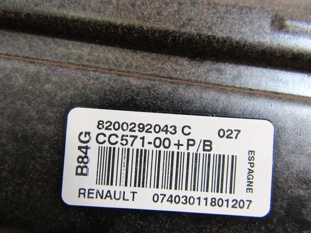 AIRBAG SOPOTNIK OEM N. 8200292043 ORIGINAL REZERVNI DEL RENAULT MEGANE MK2 BM0/1 CM0/1 EM0/1 KM0/1 LM0/1 BER/GRANDTOUR  (10/2002 - 02/2006) DIESEL LETNIK 2004