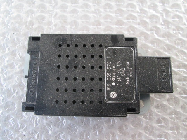 OJACEVALEC / ANTENA OEM N. 1K6035570F ORIGINAL REZERVNI DEL VOLKSWAGEN GOLF V 1K1 1K5 MK5 BER/SW (02/2004-11/2008) DIESEL LETNIK 2004