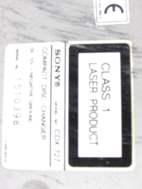 CD POLNILNIK OEM N. 1510398 ORIGINAL REZERVNI DEL MERCEDES CLASSE V / VITO W638 (01/1999 - 12/2003) DIESEL LETNIK 2002