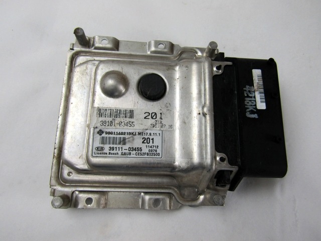 OSNOVNA KRMILNA ENOTA DDE / MODUL ZA VBRIZGAVANJE OEM N. 39111-03455 ORIGINAL REZERVNI DEL KIA RIO UB MK3 (2011 - 2017)BENZINA LETNIK 2011