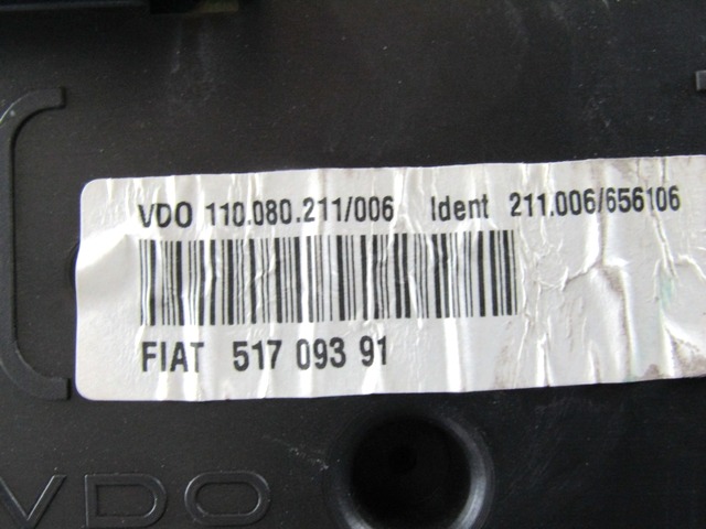 KILOMETER STEVEC OEM N. 51709391 ORIGINAL REZERVNI DEL LANCIA Y YPSILON 843 (2003-2006) DIESEL LETNIK 2004