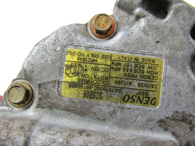 KOMPRESOR KLIME  OEM N. 46782669 ORIGINAL REZERVNI DEL FIAT PANDA 169 (2003 - 08/2009) BENZINA LETNIK 2003