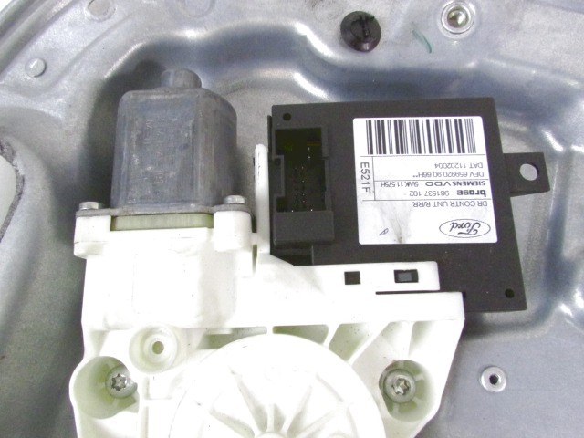 MEHANIZEM DVIGA ZADNJIH STEKEL  OEM N. 18378 SISTEMA ALZACRISTALLO PORTA POSTERIORE ELETT ORIGINAL REZERVNI DEL FORD FOCUS DA HCP DP MK2 BER/SW (2005 - 2008) DIESEL LETNIK 2005