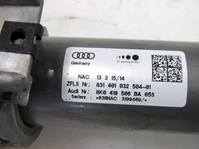 VOLANSKI DROG OEM N. 8K0419506BA ORIGINAL REZERVNI DEL AUDI A4 B8 8K2 BER/SW/CABRIO (2007 - 11/2015) DIESEL LETNIK 2014