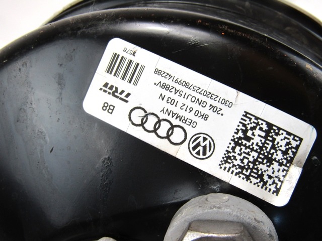 SERVO OJACEVALNIK ZAVOR S PUMPO OEM N. 8K0612103N ORIGINAL REZERVNI DEL AUDI A4 B8 8K2 BER/SW/CABRIO (2007 - 11/2015) DIESEL LETNIK 2014