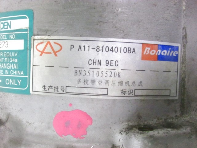 KOMPRESOR KLIME  OEM N. A11-8104010BA ORIGINAL REZERVNI DEL DR 5 (2007 - 07/2014) BENZINA/GPL LETNIK 2009