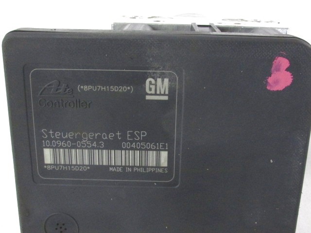 ABS AGREGAT S PUMPO OEM N. 13246535BL ORIGINAL REZERVNI DEL OPEL ASTRA H A04 L48,L08,L35,L67 5P/3P/SW (2004 - 2007) DIESEL LETNIK 2007