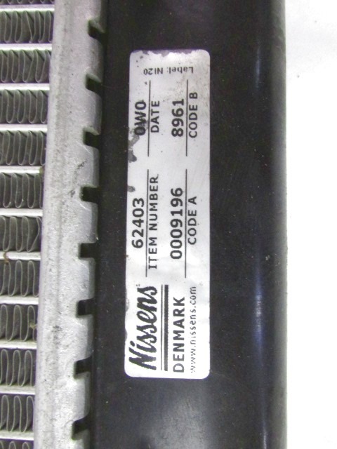 RADIATOR VODE OEM N. ZL0115200D ORIGINAL REZERVNI DEL MAZDA 323F BJ MK4 (1998 - 2002) BENZINA LETNIK 2000