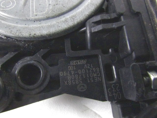 MEHANIZEM DVIGA SPREDNJIH STEKEL  OEM N. 18888 SISTEMA ALZACRISTALLO PORTA ANTERIORE ELETTR ORIGINAL REZERVNI DEL MAZDA MX-5 NC MK3 (2006 - 2014)BENZINA LETNIK 2006