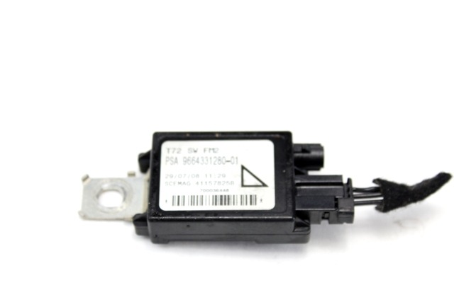 OJACEVALEC / ANTENA OEM N. 9664331280 ORIGINAL REZERVNI DEL PEUGEOT 308 4A 4B 4C 4E 4H MK1 BER/SW/CC (2007 - 2013) BENZINA LETNIK 2008
