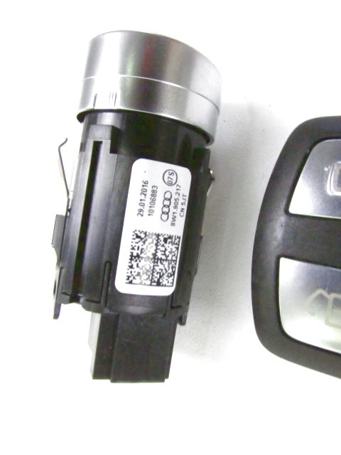 KOMPLET ODKLEPANJE IN VZIG  OEM N. 117091 KIT ACCENSIONE AVVIAMENTO ORIGINAL REZERVNI DEL AUDI A4 B9 BER/SW/ALLROAD (2015 - 2019)DIESEL LETNIK 2016