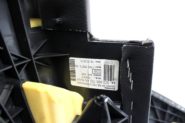 LATVIJSKI STRANSKI SEDEZI ZA ZADNJE SEDEZE OEM N. 356 FIANCHETTI LATERALI SEDILI POSTERIORI PELLE / ORIGINAL REZERVNI DEL VOLKSWAGEN PASSAT B7 362 365 BER/SW (10/2010 - 2015)DIESEL LETNIK 2013