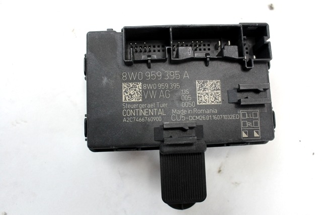 RACUNALNIK VRAT IN STEKEL OEM N. 8W0959395A ORIGINAL REZERVNI DEL AUDI A4 B9 BER/SW/ALLROAD (2015 - 2019)DIESEL LETNIK 2016