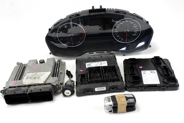 KOMPLET ODKLEPANJE IN VZIG  OEM N. 117091 KIT ACCENSIONE AVVIAMENTO ORIGINAL REZERVNI DEL AUDI A4 B9 BER/SW/ALLROAD (2015 - 2019)DIESEL LETNIK 2016