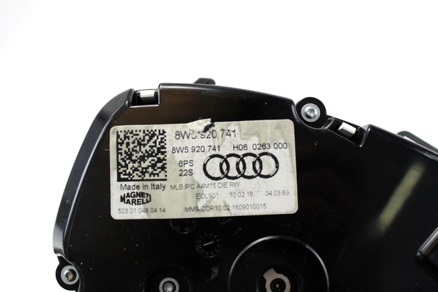 KOMPLET ODKLEPANJE IN VZIG  OEM N. 117091 KIT ACCENSIONE AVVIAMENTO ORIGINAL REZERVNI DEL AUDI A4 B9 BER/SW/ALLROAD (2015 - 2019)DIESEL LETNIK 2016