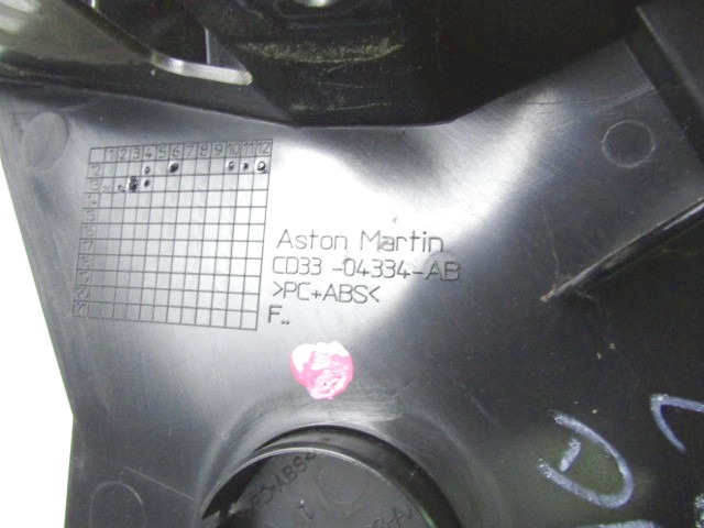 MONTA?NI DELI /  ARMATURNE PLOSCE SPODNJI OEM N. CD33-04334-AB ORIGINAL REZERVNI DEL ASTON MARTIN VANQUISH AM310 (2012 - 2014)BENZINA LETNIK 2013