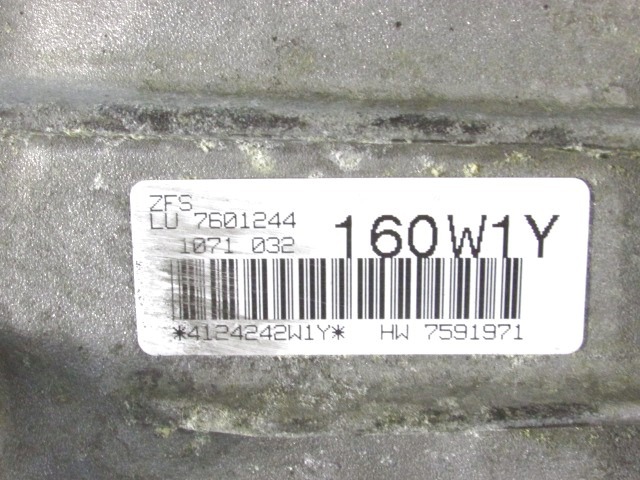 AVTOMATSKI MENJALNIK OEM N. 7601244 ORIGINAL REZERVNI DEL BMW SERIE 3 BER/SW/COUPE/CABRIO E90/E91/E92/E93 LCI R (2009 - 2012) DIESEL LETNIK 2010