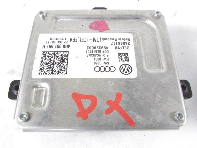 RAZNE KRMILNE ENOTE  OEM N. 4G090797H ORIGINAL REZERVNI DEL VOLKSWAGEN TIGUAN AD1 MK2 (2016-2020)DIESEL LETNIK 2016