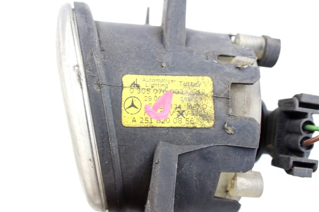 DESNA MEGLENKA OEM N. A2518200856 ORIGINAL REZERVNI DEL MERCEDES CLASSE A W169 5P C169 3P (2004 - 04/2008) DIESEL LETNIK 2008