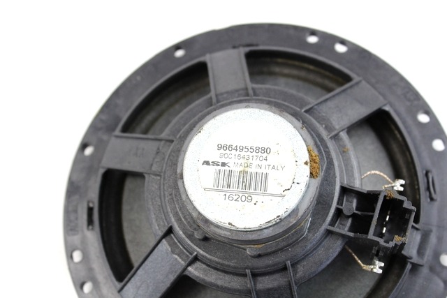 ZVOCNIKI OEM N. 9664955880 ORIGINAL REZERVNI DEL CITROEN C3 PICASSO MK1 (2009 - 2012) BENZINA LETNIK 2010
