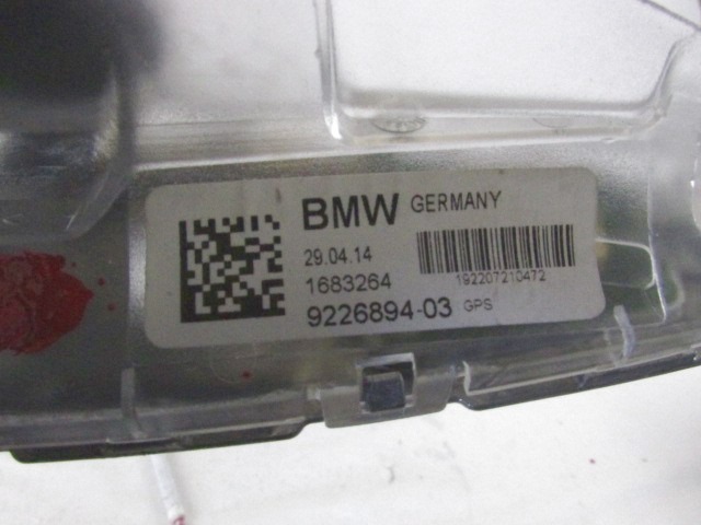 ANTENA ZA NAVIGACIJO / GPS OEM N. 9226894 ORIGINAL REZERVNI DEL BMW SERIE 1 BER/COUPE F20/F21 (2011 - 2015) DIESEL LETNIK 2014