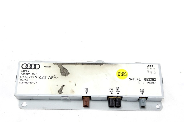 OJACEVALEC / ANTENA OEM N. 8E9035225AF ORIGINAL REZERVNI DEL AUDI A4 B7 8EC 8ED 8HE BER/SW/CABRIO (2004 - 2007) DIESEL LETNIK 2007