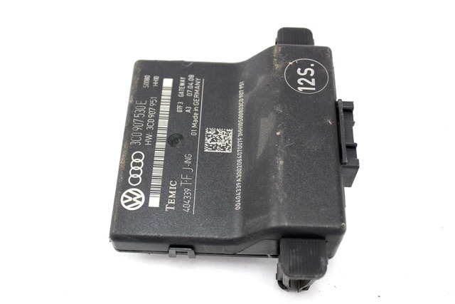 RACUNALNIK VMESNIKA (GATEWAY) OEM N. 3C0907530E ORIGINAL REZERVNI DEL VOLKSWAGEN PASSAT B6 3C2 3C5 BER/SW (2005 - 09/2010)  DIESEL LETNIK 2008