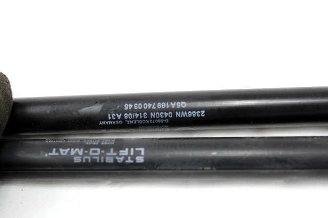 AMORTIZERJI PRTLJAZNIH VRAT  OEM N. A1697400045 ORIGINAL REZERVNI DEL MERCEDES CLASSE A W169 5P C169 3P R (05/2008 - 2012) BENZINA LETNIK 2008