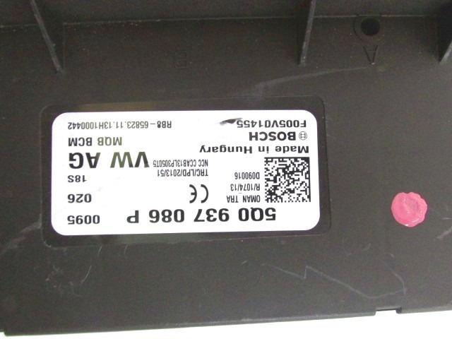 KOMPLET ODKLEPANJE IN VZIG  OEM N. 58767 KIT ACCENSIONE AVVIAMENTO ORIGINAL REZERVNI DEL SKODA OCTAVIA MK3 5E3 NL3 NR3 (2012 - 2017)DIESEL LETNIK 2014