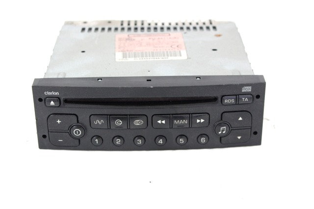 RADIO CD / OJACEVALNIK / IMETNIK HIFI OEM N. 96476647XT ORIGINAL REZERVNI DEL PEUGEOT 206 / 206 CC 2A/C 2D 2E/K (1998 - 2003) BENZINA LETNIK 2003