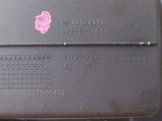 ZADNJI PRIKLJUCEK TUNELA  OEM N. 13127111 ORIGINAL REZERVNI DEL OPEL ASTRA H A04 L48,L08,L35,L67 5P/3P/SW (2004 - 2007) DIESEL LETNIK 2005