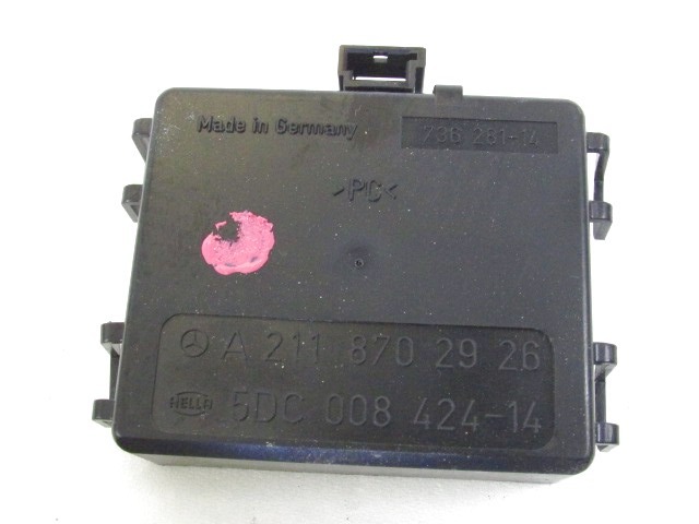 SENZOR DEZJA OEM N. A2118702926 ORIGINAL REZERVNI DEL MERCEDES CLASSE E W211 S211 BER/SW (03/2002 - 05/2006) DIESEL LETNIK 2005