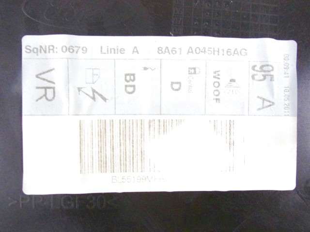 MEHANIZEM DVIGA SPREDNJIH STEKEL  OEM N. 8A61-A045H16-AG ORIGINAL REZERVNI DEL FORD FIESTA CB1 CNN MK6 (09/2008 - 11/2012) DIESEL LETNIK 2011