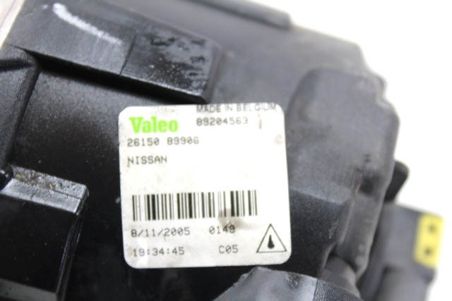 DESNA MEGLENKA OEM N. 2615089906 ORIGINAL REZERVNI DEL NISSAN NOTE E11 MK1 (2005 - 2013)BENZINA LETNIK 2006