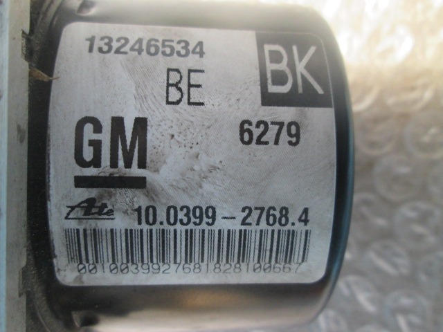 ABS AGREGAT S PUMPO OEM N. 93180956 ORIGINAL REZERVNI DEL OPEL ASTRA H A04 L48,L08,L35,L67 5P/3P/SW (2004 - 2007) DIESEL LETNIK 2007