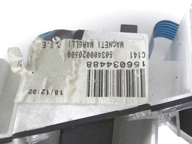 KILOMETER STEVEC OEM N. 156034488 ORIGINAL REZERVNI DEL ALFA ROMEO 156 932 BER/SW (2000 - 2003)DIESEL LETNIK 2003