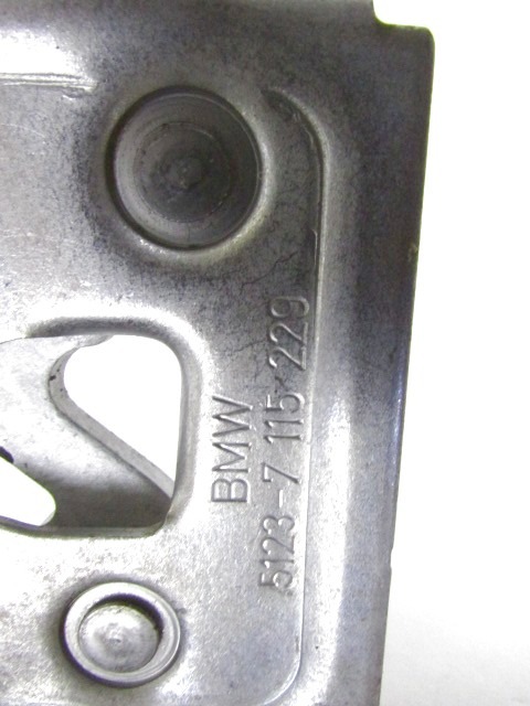 ZAKLEP POKROVA MOTORJA  OEM N. 51237115229 ORIGINAL REZERVNI DEL BMW SERIE 6 E63 COUPE (2003 - 2010)DIESEL LETNIK 2008